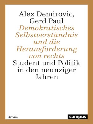 cover image of Demokratisches Selbstverständnis und die Herausforderung von rechts